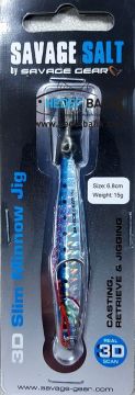 Savagear 3D Slim Minnow Jig 8gr 5.4 cm