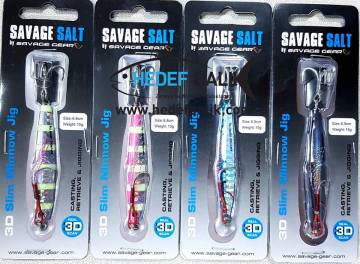 Savagear 3D Slim Minnow Jig 40gr