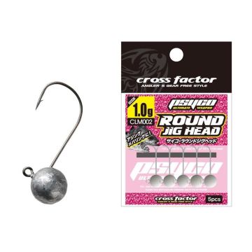 Pro Marine  Psycho Round Lrf Jig Head 1.5 Gr