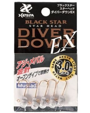 Xesta Blackstar Star Head Diver Down EX Jighead M 1.2 gr