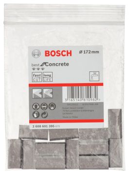 Bosch - Best Serisi Elmas Sulu Karot Uç Segmanı 172 mm İçin 12 Parça