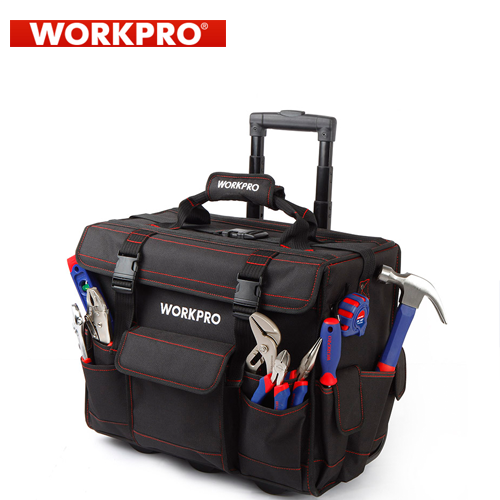 WORKPRO W009029 Tekerlekli Alet Çantası, 176 Parça