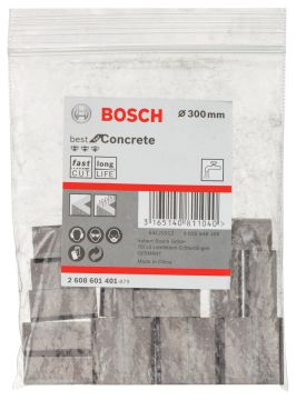 Bosch - Best Serisi Elmas Sulu Karot Uç Segmanı 300 mm İçin 18 Parça