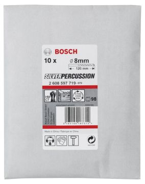 Bosch - cyl-3 Serisi, Beton Matkap Ucu 8*120 mm 10'lu Paket