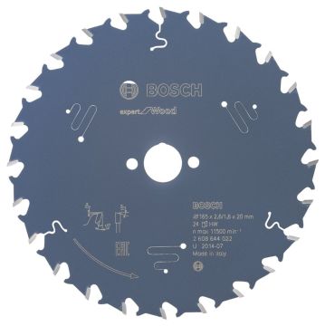 Bosch - Expert Serisi Ahşap için Daire Testere Bıçağı 165*20 mm 24 Diş