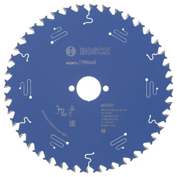 Bosch - Expert Serisi Ahşap için Daire Testere Bıçağı 210*30 mm 40 Diş