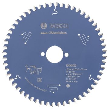 Bosch - Expert Serisi Alüminyum için Daire Testere Bıçağı 184*30 mm 56 Diş