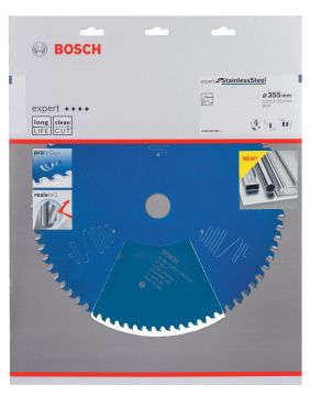 Bosch - Expert Serisi Paslanmaz Çelik için Daire Testere Bıçağı 355*25,4 mm 90 Diş