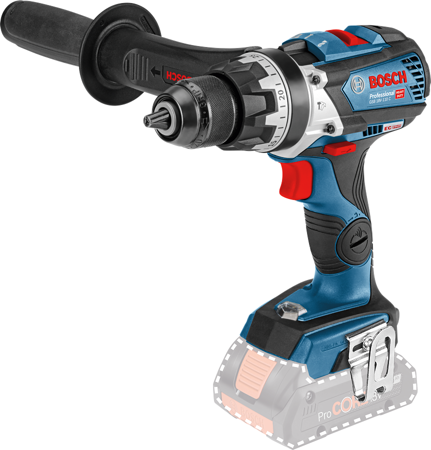 Bosch Professional GSB 18V-110 C (Solo) Akülü Darbeli Delme Vidalama Makinesi