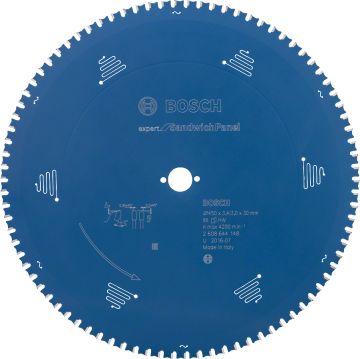 Bosch - Expert Serisi Çelik Levhalı Sandviç Panelleri için Daire Testere Bıçağı 450*30 mm 86 Diş