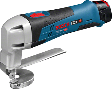 Bosch GSC 12V-13 2 Ah Çift Akülü Sac Kesme Makinesi - L-boxx Çantalı