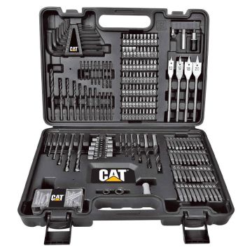 CAT DXK201 18Volt/2.0Ah Li-ion Çift Akülü Kömürsüz Profesyonel Şarjlı Darbeli Matkap + DX7030 + DA01903 Kombo Set
