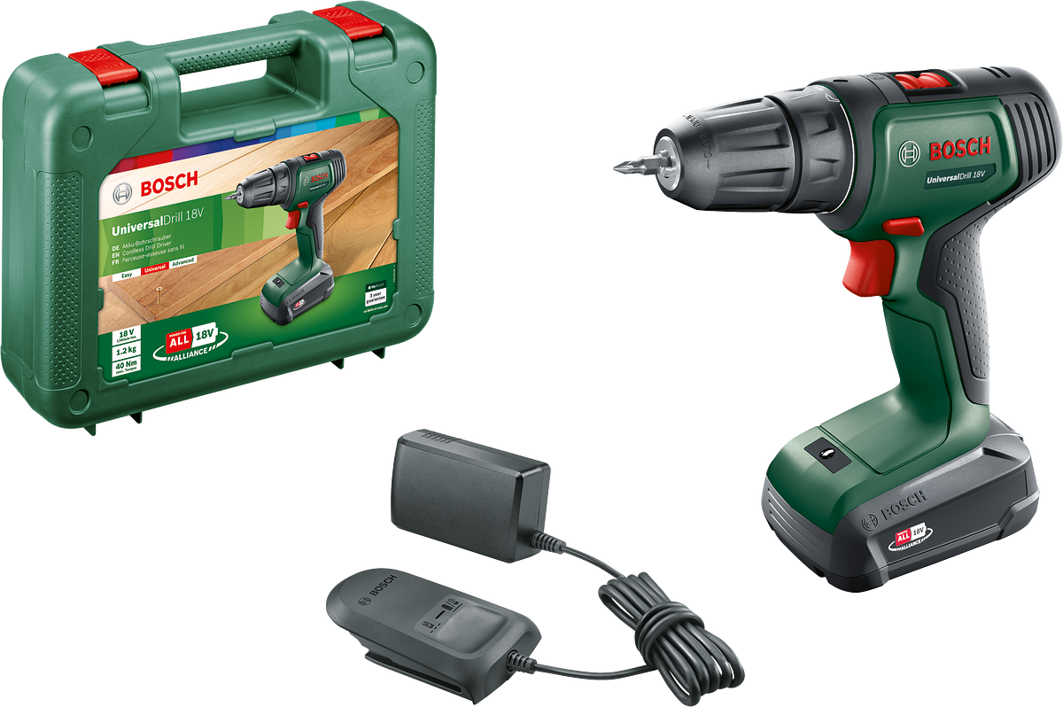 Bosch UniversalDrill 18 (1x 1,5Ah) Tek Akülü