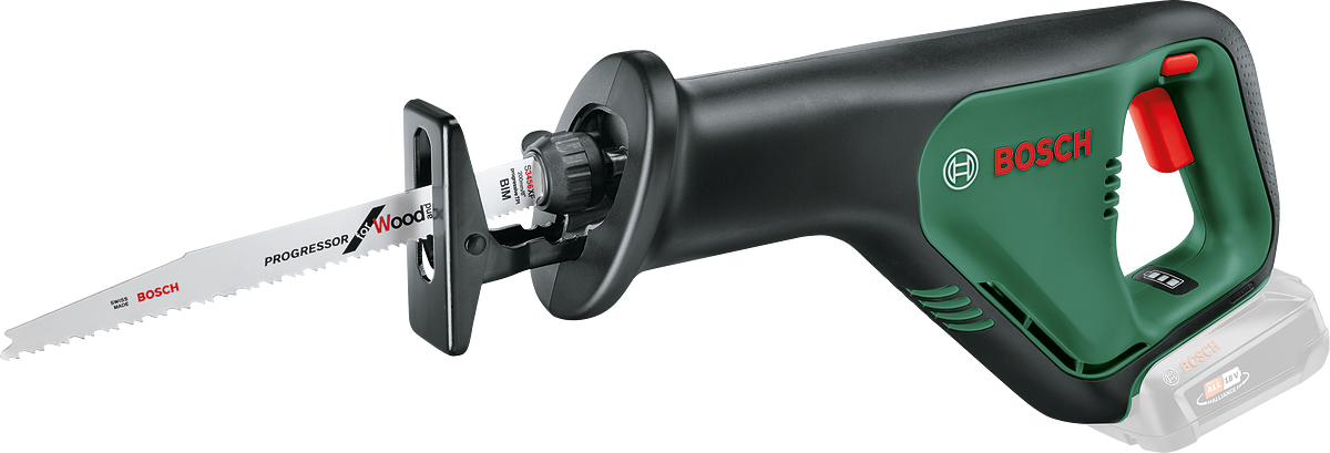 Bosch AdvancedRecip 18 Akülü Tilki Kuyruğu Testere (akü ve şarj cihazı dahil değildir)