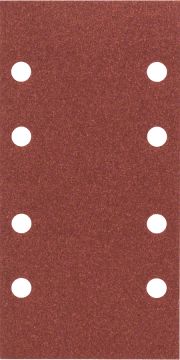 Bosch - Titreşimli Zımpara Kağıdı 10'lu, 93 x 185 mm 120 Kum 8 Delik