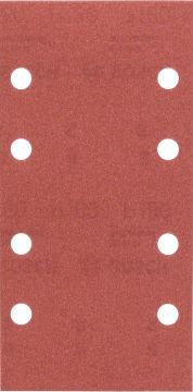 Bosch - Titreşimli Zımpara Kağıdı 10'lu, 93 x 185 mm 180 Kum 8 Delik