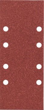 Bosch - Titreşimli Zımpara Kağıdı 10'lu, 93 x 230 mm 80 Kum 8 Delik
