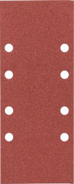 Bosch - Titreşimli Zımpara Kağıdı 10'lu, 93 x 230 mm 120 Kum 8 Delik