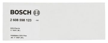 Bosch - Karot Uçları İçin Adaptör SDS-Plus - 1/2'' BSP