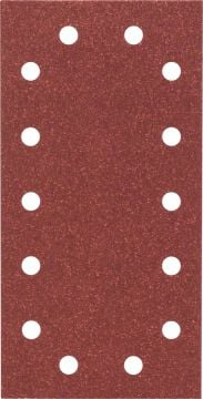 Bosch - Titreşimli Zımpara Kağıdı 10'lu, 115 x 230 mm 80 Kum 14 Delik