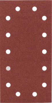 Bosch - Titreşimli Zımpara Kağıdı 10'lu, 115 x 230 mm 120 Kum 14 Delik
