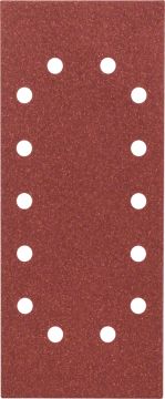 Bosch - Titreşimli Zımpara Kağıdı 10'lu, 115 x 280 mm 80 Kum 14 Delik