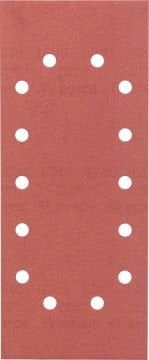 Bosch - Titreşimli Zımpara Kağıdı 10'lu, 115 x 280 mm 240 Kum 14 Delik
