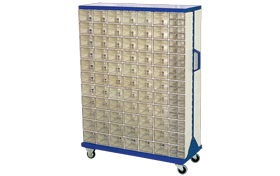 ÇKS-321-325 Çift Yönlü Döner Çekmeceli Stand