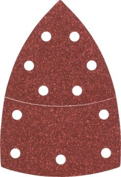 Bosch - Multi Zımpara Kağıdı 10'lu, 102 x 62/93 mm 60 Kum 11 Delik