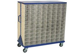 ÇKS-500-401  Çift Yönlü Döner Çekmeceli Stand