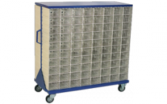 ÇKS-500-401  Çift Yönlü Döner Çekmeceli Stand