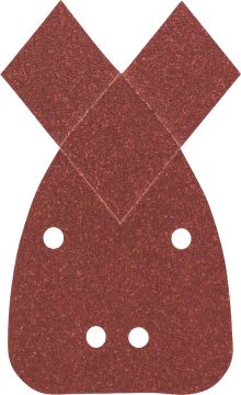 Bosch - Multi Zımpara Kağıdı 5'li, 95 x 135 mm 80 Kum 4 Delik