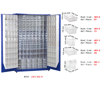 ÇKD-402 S Tek Yönlü Çekmeceli Stand