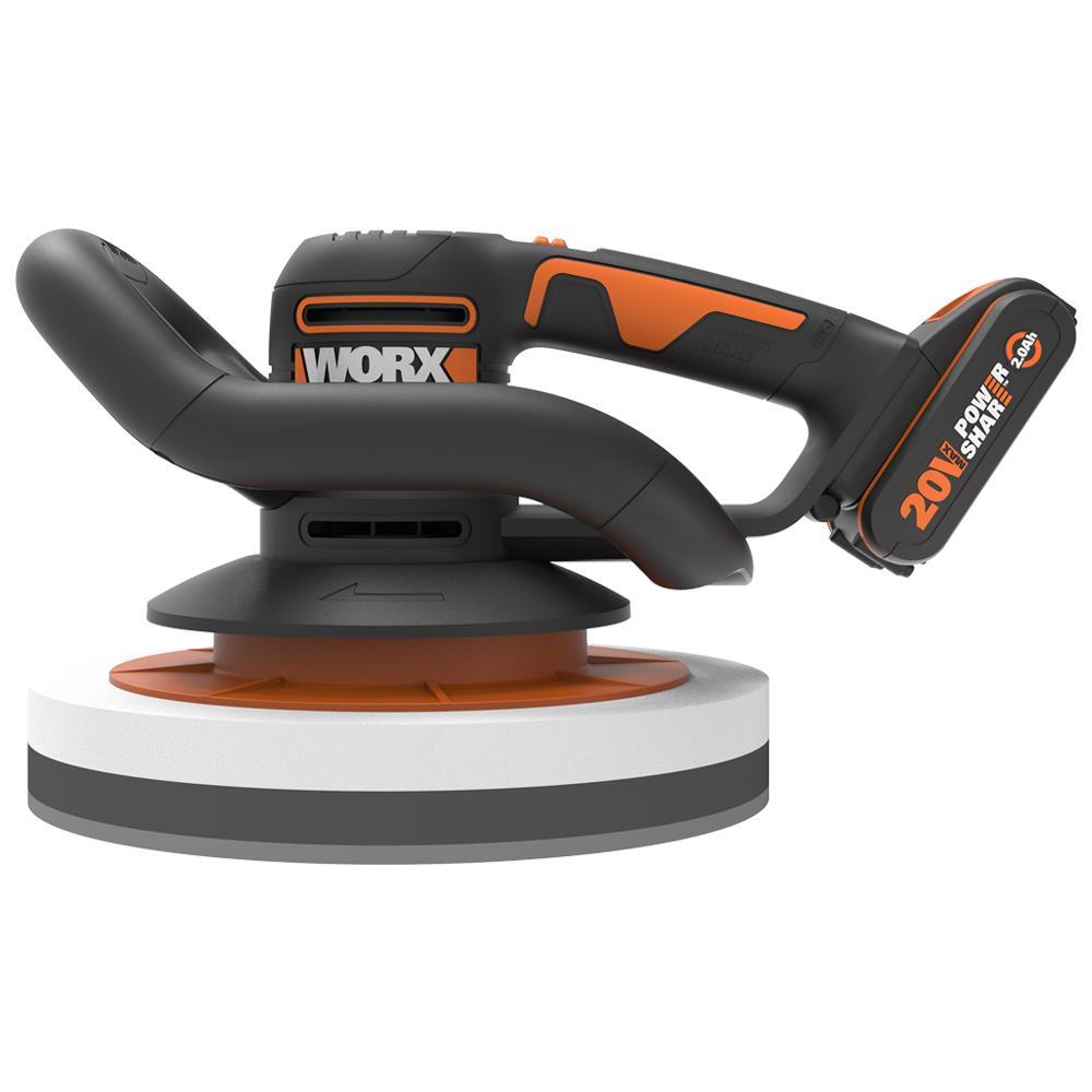 WORX WX856 20Volt 2.0Ah. Li-ion 254MM Şarjlı Orbital Polisaj Makinesi