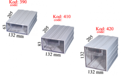 ÇKTS-Super 3 Tek Yönlü Çekmeceli Stand