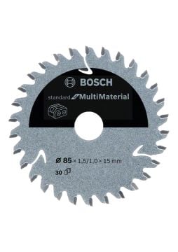 Bosch - Standard for Serisi Çoklu Malzeme için Akülü Daire Testere Bıçağı 85*15 mm 30 Diş