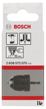 Bosch - 1-10 mm - 1/4''-6k Anahtarsız Mandren