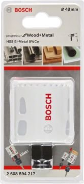 Bosch - Yeni Progressor Serisi Ahşap ve Metal için Delik Açma Testeresi (Panç) 48 mm