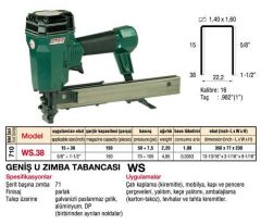 OMER WS.738 Geniş U Zımba Tabancası
