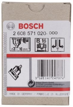 Bosch - 3-16 mm - B-16 Anahtarlı Mandren