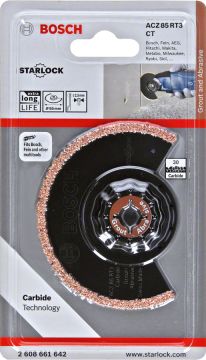 Bosch - Starlock - ACZ 85 RT3 - Karpit RIFF Zımpara Uçlu Segman Testere Bıçağı 30 Kum Kalınlığı 1'li