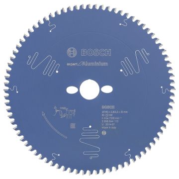 Bosch - Expert Serisi Alüminyum için Daire Testere Bıçağı 260*30 mm 80 Diş