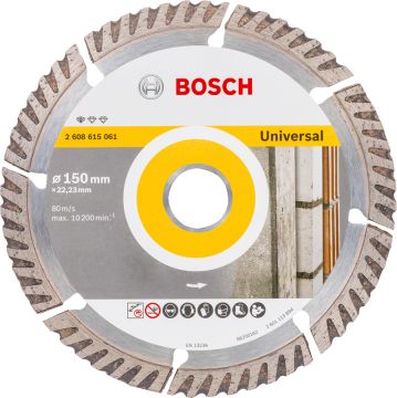 Bosch - Standard Seri Genel Yapı Malzemeleri İçin Elmas Kesme Diski 150 mm 10'lu Paket