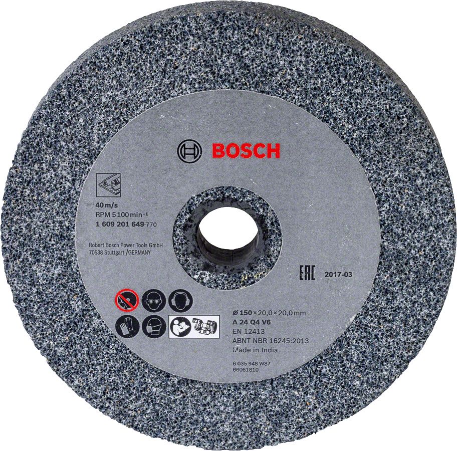 Bosch - GBG 35-15 Taşlama Motorları İçin Taş 150*20*20 mm 24 Kum