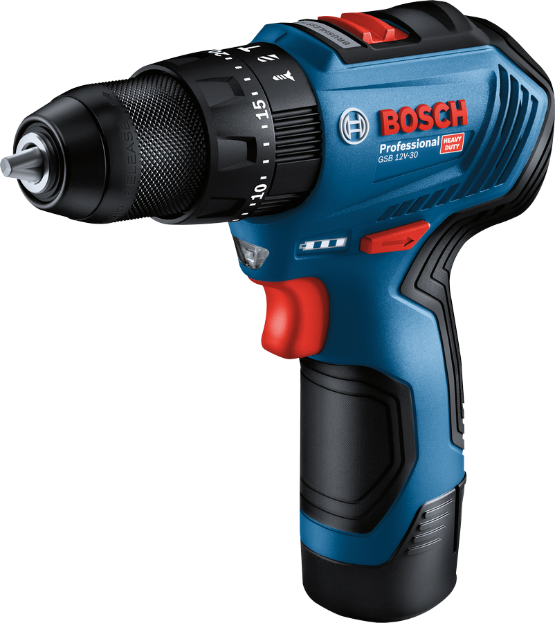 Bosch Professional GSB 12V-30 +39 parça vidalama setiAkülü Darbeli Delme Vidalama Makinesi