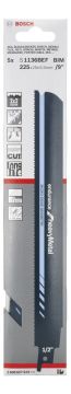 Bosch - Endurance Serisi Ağır Metal için Panter Testere Bıçağı S 1136 BEF -5'li