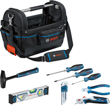 Bosch Profesyonel El Aleti Seti 8 Parça + GWT 20 Çanta