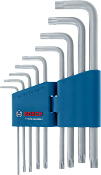 Bosch Profesyonel Alyan Anahtar Takımı Torx 9 parça (10-50mm)