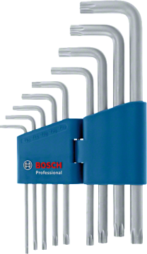 Bosch Profesyonel Alyan Anahtar Takımı Hex 9 Parça (1,5-10mm)