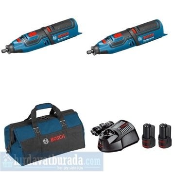 BOSCH GRO 12V-35 Akülü Çok Yönlü Kesici (2 li Set)